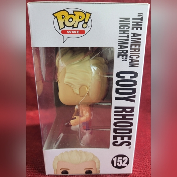 Cody Rhodes funko # 152 (nib) With pop protector - Picture 5 of 7